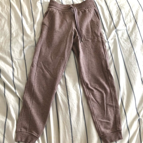 lululemon athletica Pants - Scuba joggers dusty mauve purple drawstring